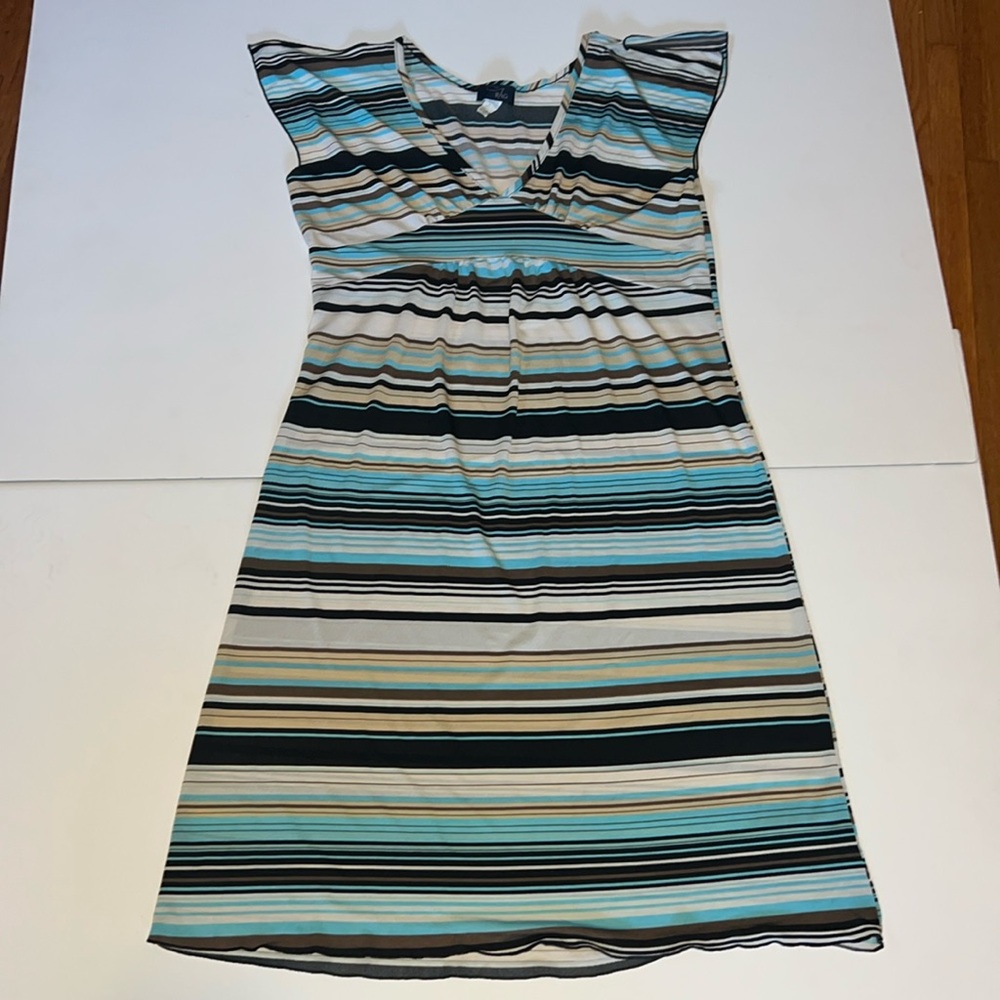 Vintage Polyester Dress: 70s or 80s